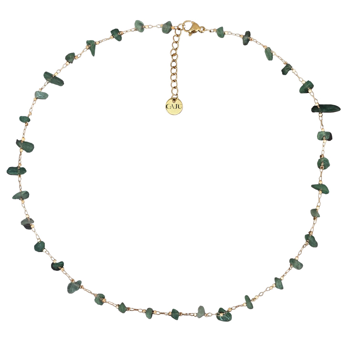 Perissa Necklace - Raw Jade