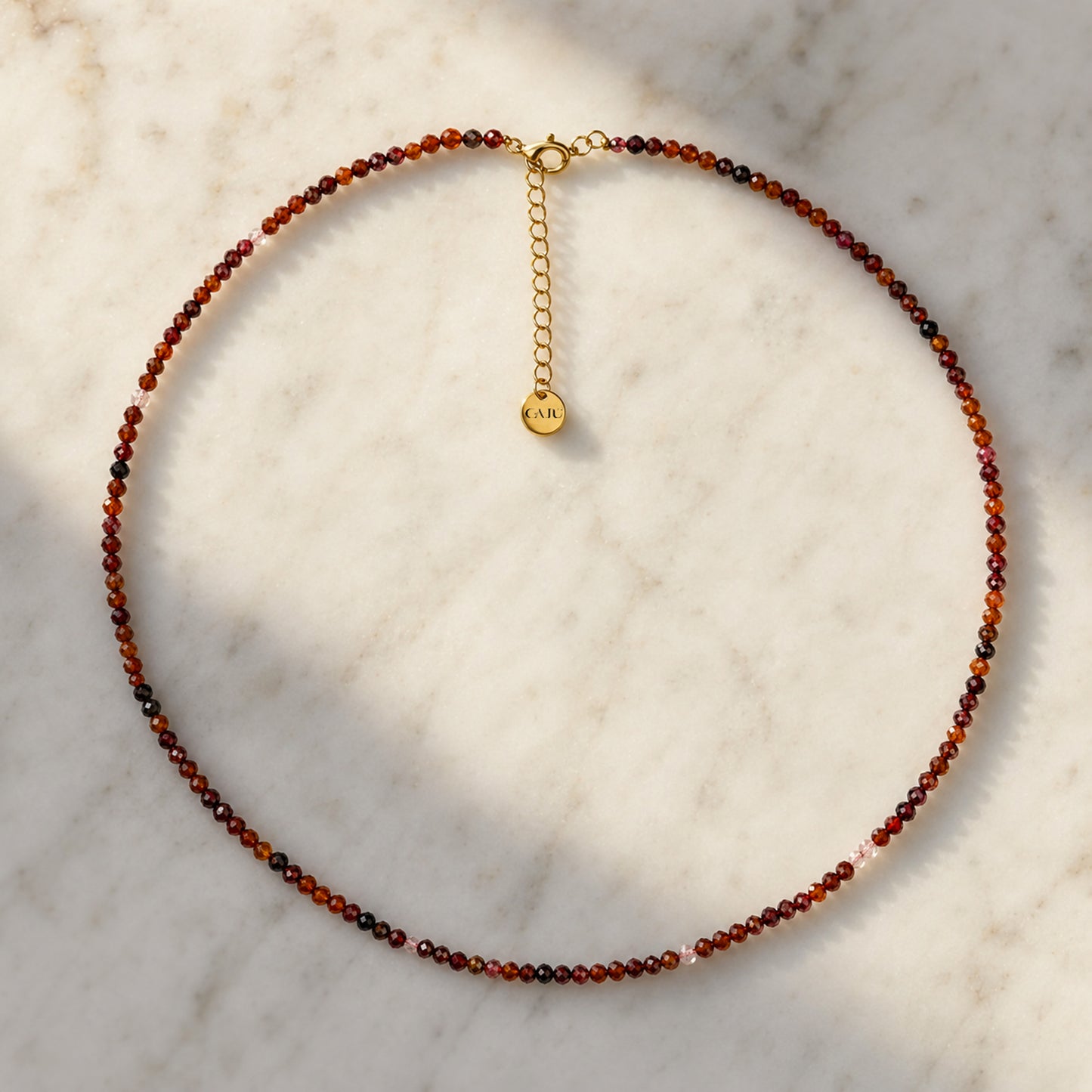 Fira Necklace - Raw Carnelian