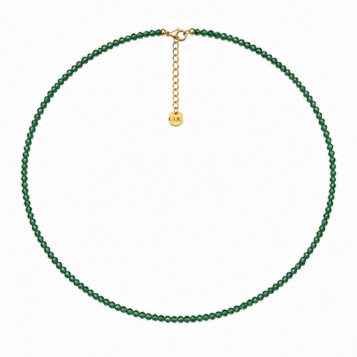 Fira Necklace - Raw Emerald Root