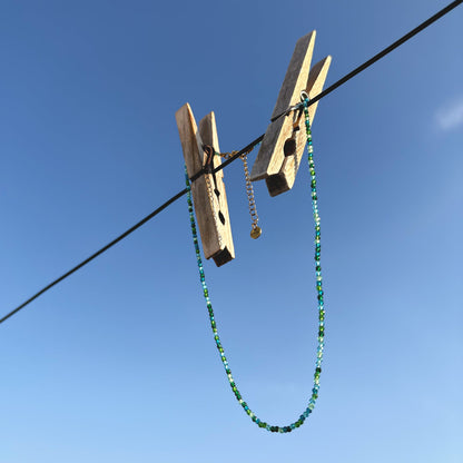 Fira Necklace - Aqua Jade