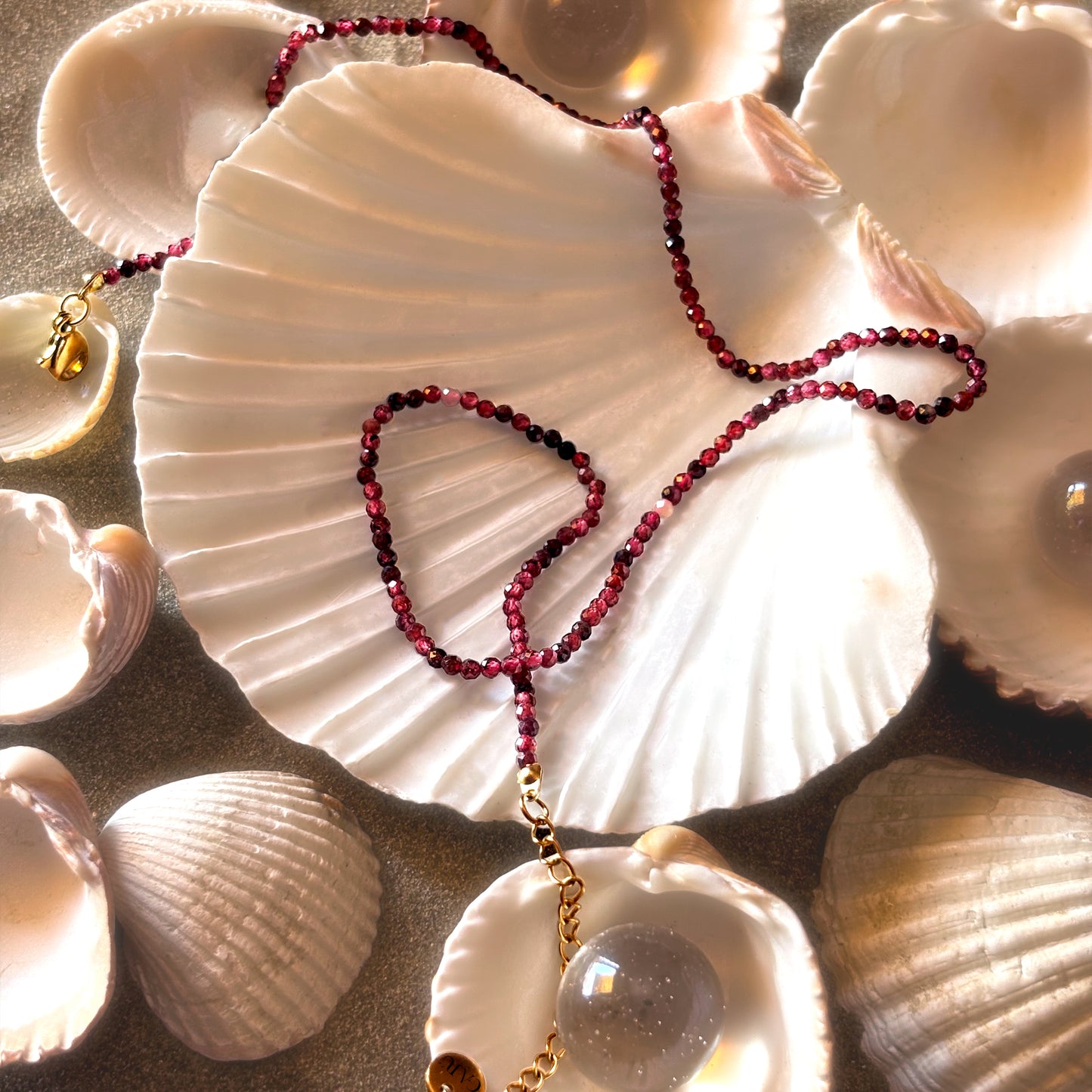 Fira Necklace - Raw Ruby