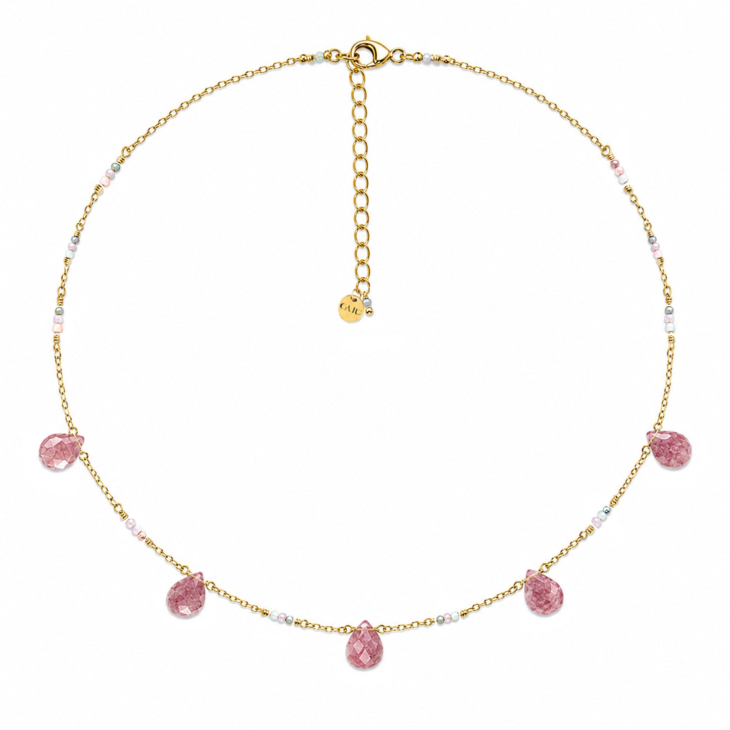 Kamari Petite - Raw Rose Quartz
