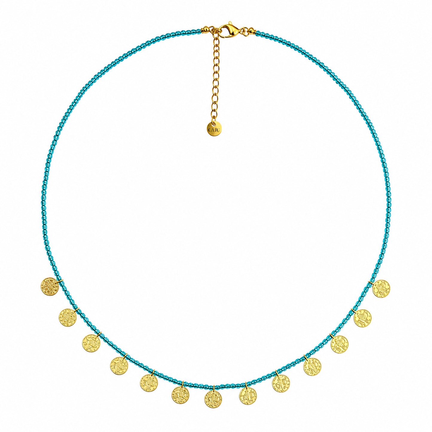 Oia Necklace - Aquamarine