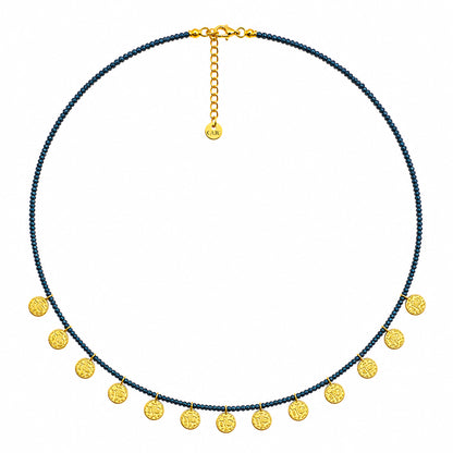Oia Necklace - Deep Blue