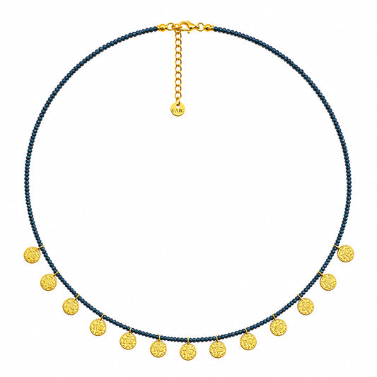 Oia Necklace - Deep Blue