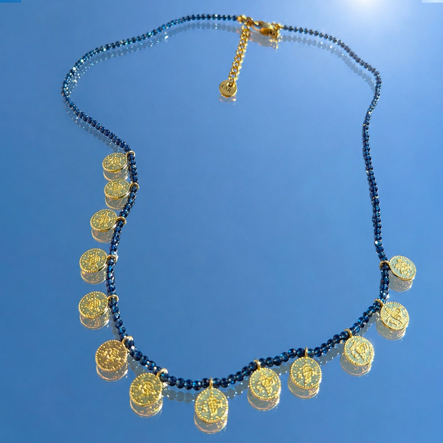 Oia Necklace - Deep Blue