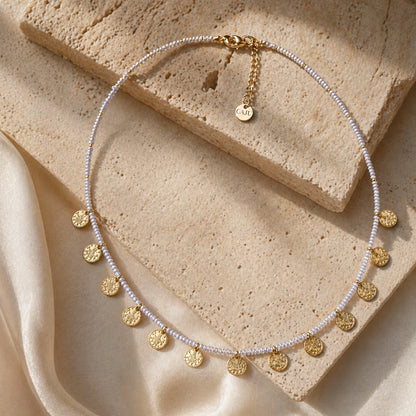 Oia Necklace - Freshwater Pearls