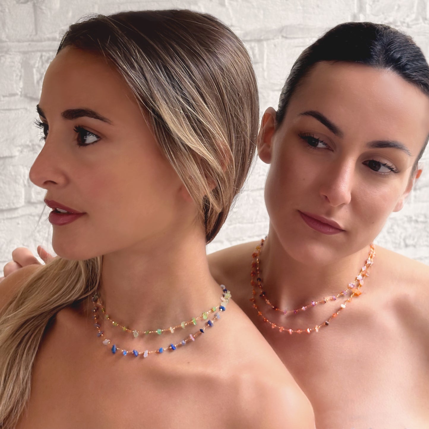 Perissa Necklace - Raw Sapphire