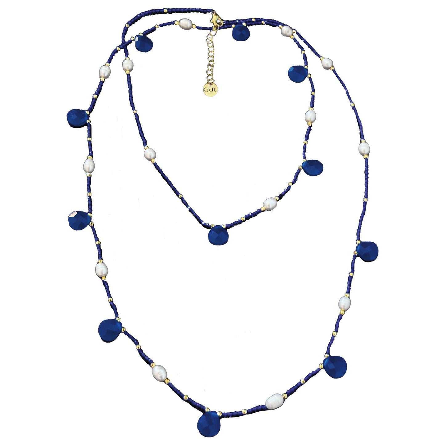 Kamari Necklace - Raw Sapphire