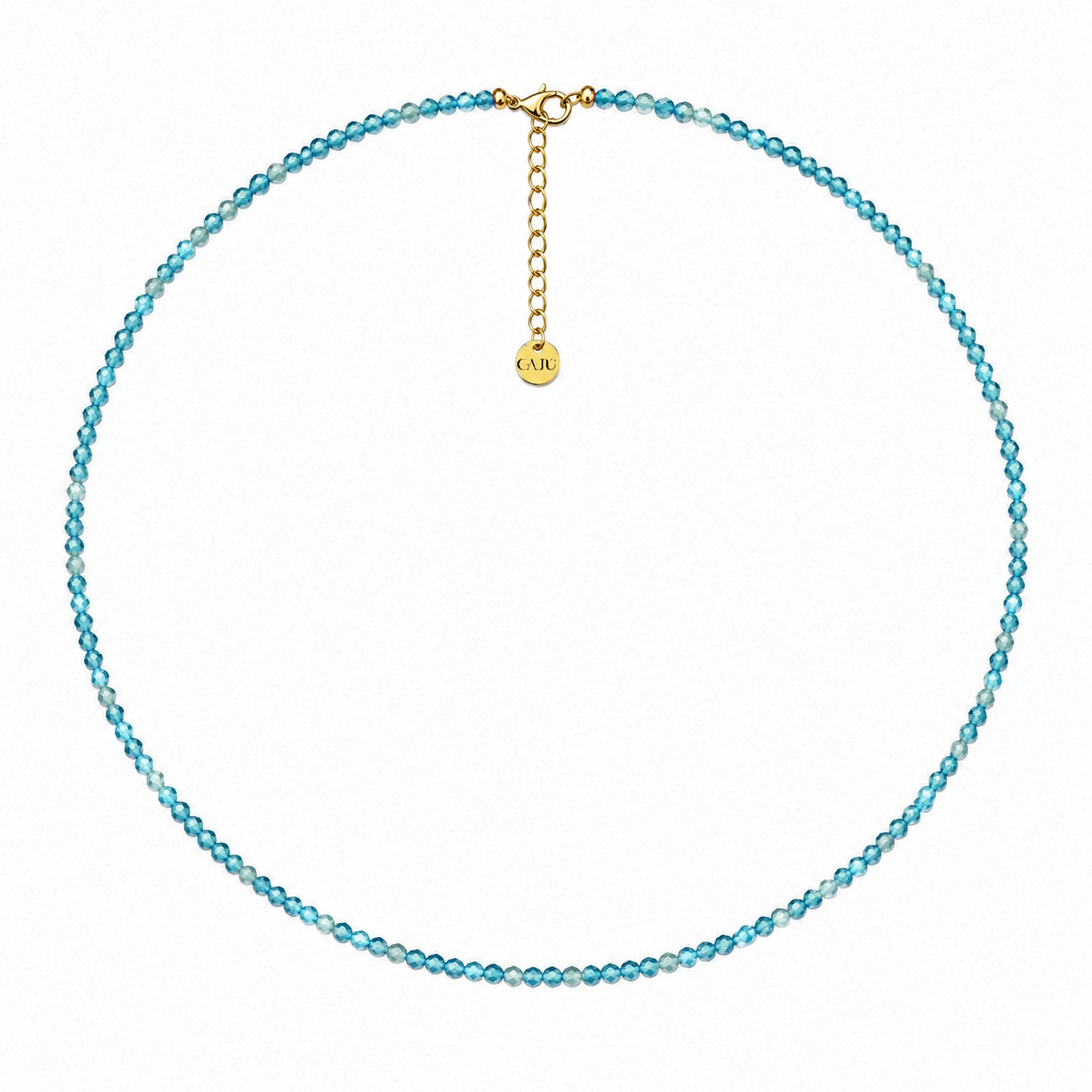 Fira Necklace - Raw Topaz & Aquamarine